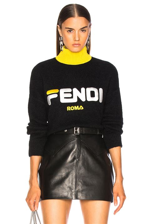 fendi sweater nl|Fendi oversized sweater.